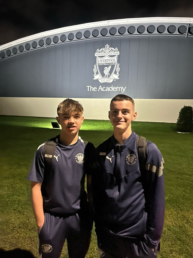 Image of Young Athletes Shine: Harrison and Rico Represent Blackpool FC