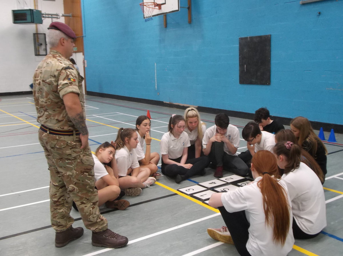 Image of Year 9 Team Building day with the Army