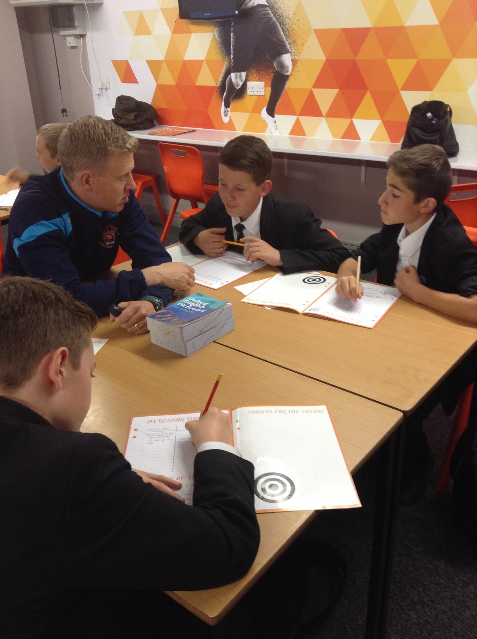 Students at BFC Reading Football Programme